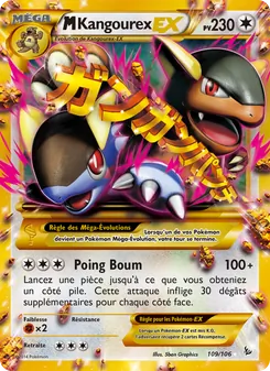 Carte Pokémon M-Kangourex EX 109 — Étincelles
