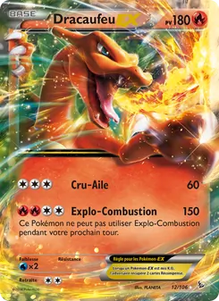 Carte Pokémon Dracaufeu EX 12 — Étincelles