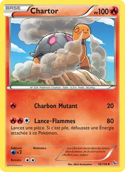 Carte Pokémon Chartor 16 — Étincelles