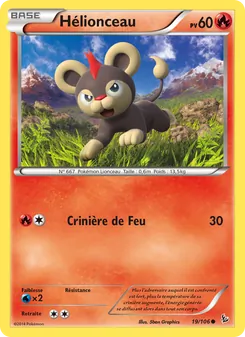 Carte Pokémon Hélionceau 19 — Étincelles