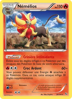 Carte Pokémon Némélios 20 — Étincelles