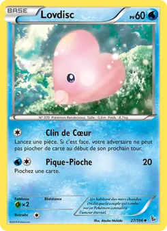 Carte Pokémon Lovdisc 27