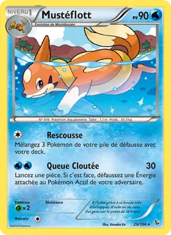 Carte Pokémon Mustéflott 29