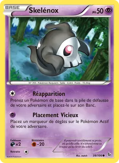 Carte Pokémon Skelénox 38