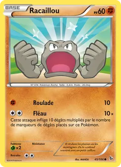 Carte Pokémon Racaillou 45