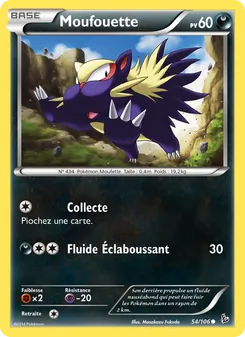 Carte Pokémon Moufouette 54