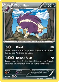Carte Pokémon Moufflair 55