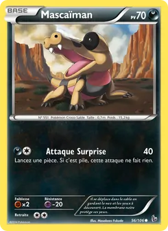 Carte Pokémon Mascaïman 56