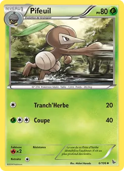 Carte Pokémon Pifeuil 6