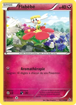Carte Pokémon Flabébé 62