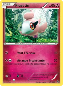 Carte Pokémon Fluvetin 67