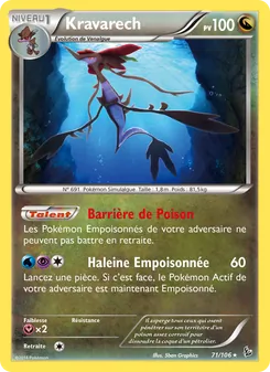Carte Pokémon Kravarech 71