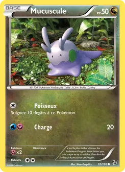 Carte Pokémon Mucuscule 72