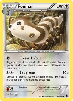 Carte Pokémon Fouinar 82