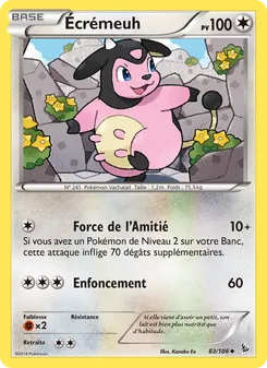Carte Pokémon Écrémeuh 83