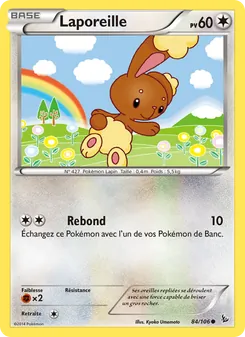 Carte Pokémon Laporeille 84