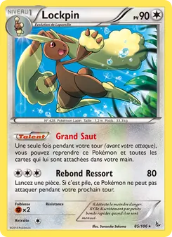 Carte Pokémon Lockpin 85