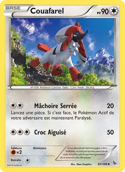 Carte Pokémon Couafarel 87