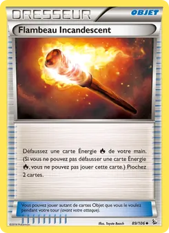 Carte Pokémon Flambeau Incandescent 89