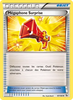Carte Pokémon Mégaphone Surprise 97
