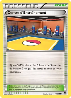 Carte Pokémon Centre d'Entraînement 102
