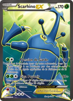 Carte Pokémon Scarhino EX 105