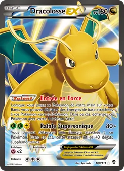 Carte Pokémon Dracolosse EX 108