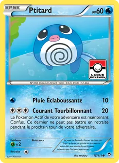 Carte Pokémon Ptitard 15 — Poings Furieux