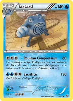 Carte Pokémon Tartard 17 — Poings Furieux