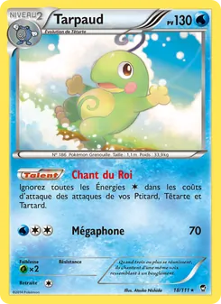 Carte Pokémon Tarpaud 18 — Poings Furieux