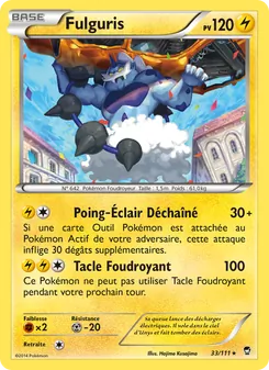 Carte Pokémon Fulguris 33