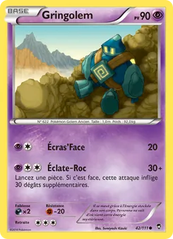 Carte Pokémon Gringolem 42