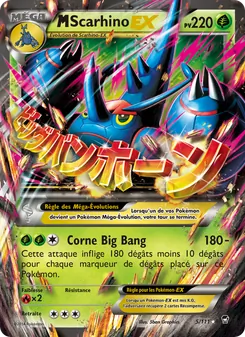 Carte Pokémon M-Scarhino EX 5 — Poings Furieux