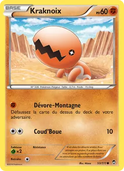 Carte Pokémon Kraknoix 53