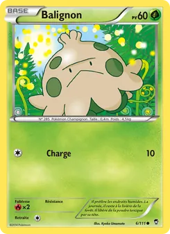 Carte Pokémon Balignon 6 — Poings Furieux