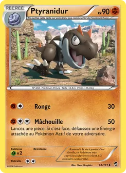 Carte Pokémon Ptyranidur 61