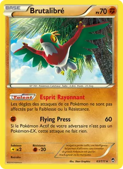 Carte Pokémon Brutalibré 63