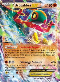 Carte Pokémon Brutalibré EX 64