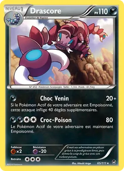 Carte Pokémon Drascore 65