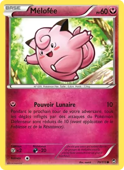 Carte Pokémon Mélofée 70