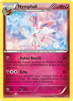 Carte Pokémon Nymphali 72