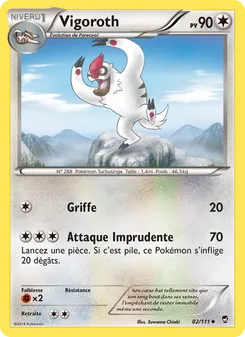 Carte Pokémon Vigoroth 82