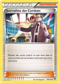 Carte Pokémon Journaliste des Combats 88
