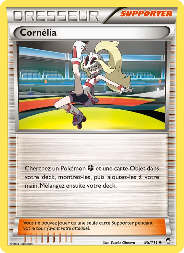 Carte Pokémon Cornélia 95/111 de l'extension Poings Furieux