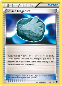Carte Pokémon Fossile Nageoire 98