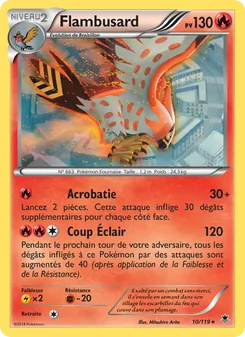 Carte Pokémon Flambusard 10 — Vigueur Spectrale