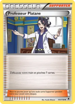 Carte Pokémon Professeur Platane 101