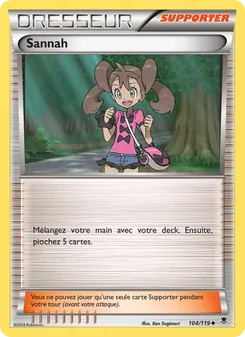 Carte Pokémon Sannah 104