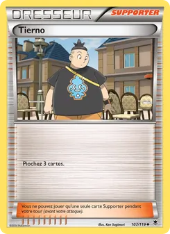 Carte Pokémon Tierno 107