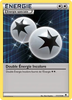 Carte Pokémon Double Énergie Incolore 111